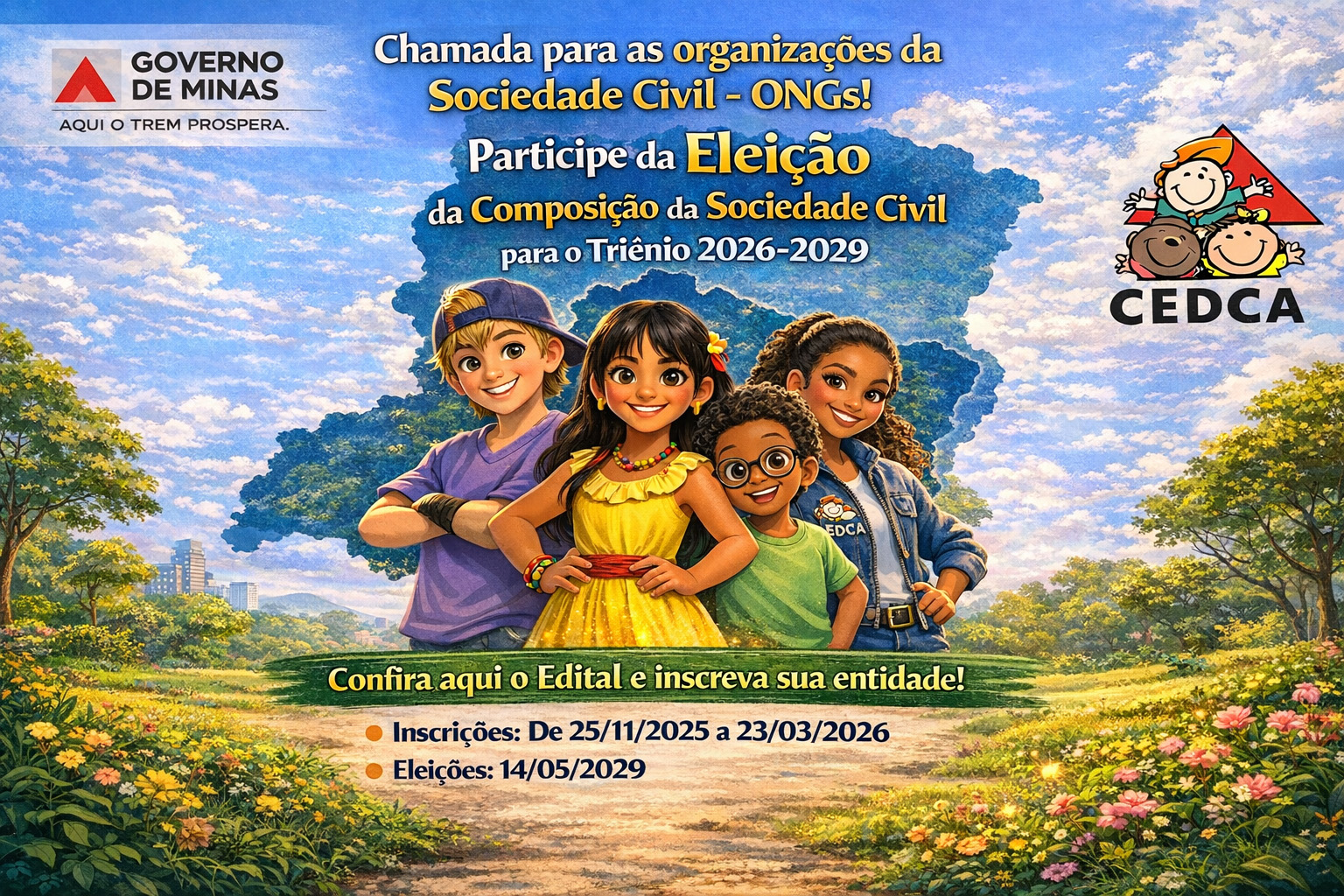 Banner Composição Sociedade Civil 2026-2029