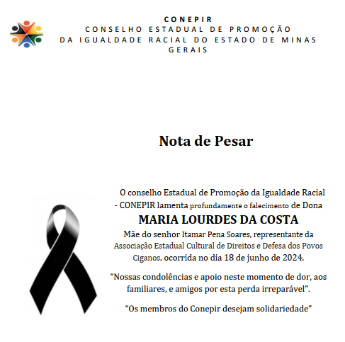 nota pesar maria lourdes